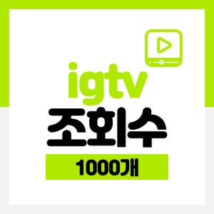 IGTV 조회수 1000개